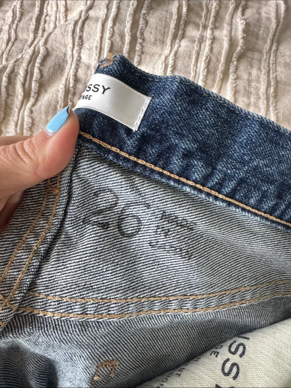 Moussy Women's Medium Blue Straight-Leg Jeans - Picture 3 of 7